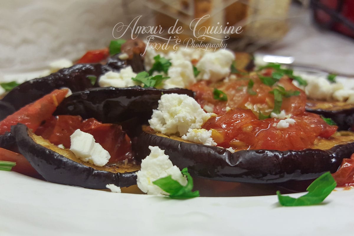 salade d’aubergine froide au feta