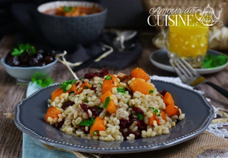 salade d'orge et courge musquée 