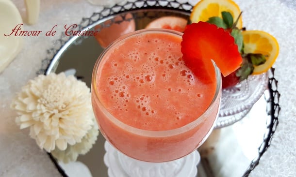 Smoothie brûleur de graisses a la pamplemousse