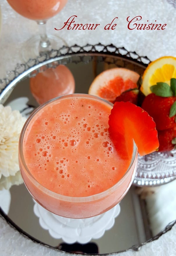 Smoothie brûleur de graisses a la pamplemousse 1