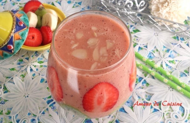smoothie fraises kiwis
