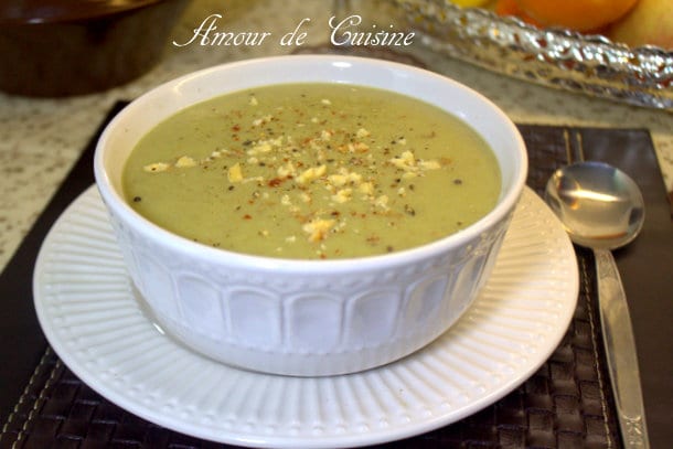 velouté ou soupe aux choux de bruxelles