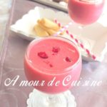 smoothie framboises et thé vert