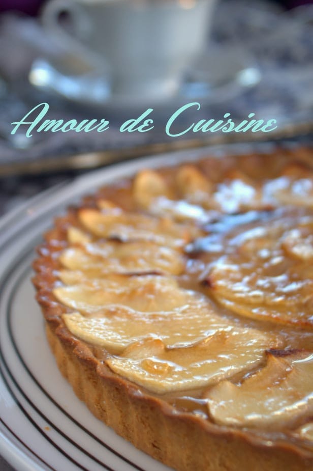 tarte aux pommes a la creme de marrons