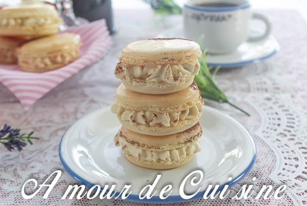 Macarons tiramisu à la creme mascarpone