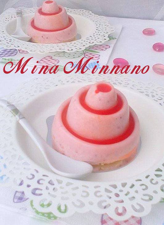 mini bavarois aux fraises de mina