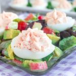 oeufs à la diable a la mousse de surimi