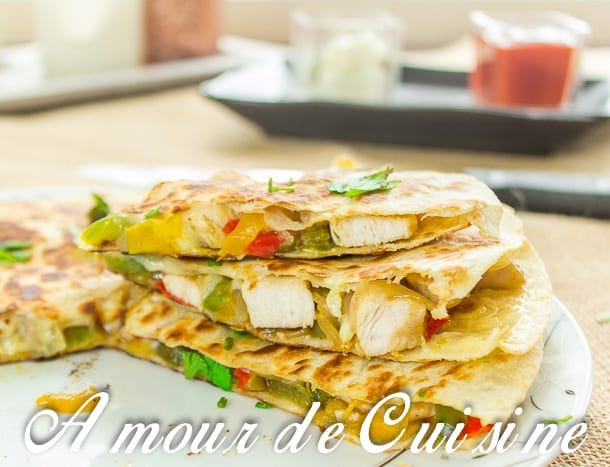 quesadillas au poulet