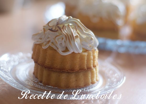 tartelettes renversées au lemon curd meringuées