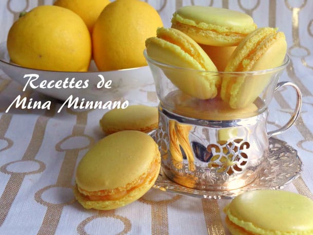 Macarons au lemon curd