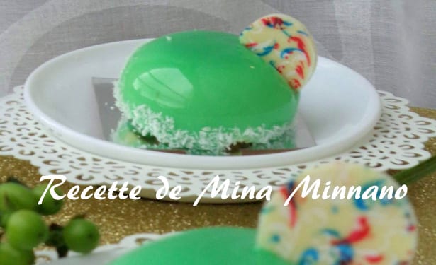 bavarois au kiwi et son insert kiwi