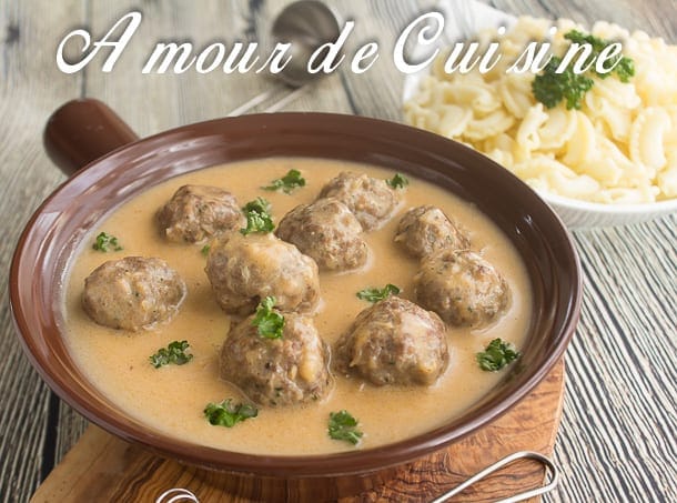 boulettes de viande a la suèdoise