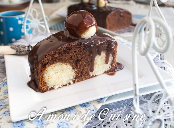 Cake Au Chocolat Et Boulettes De Noix De Coco Amour De Cuisine
