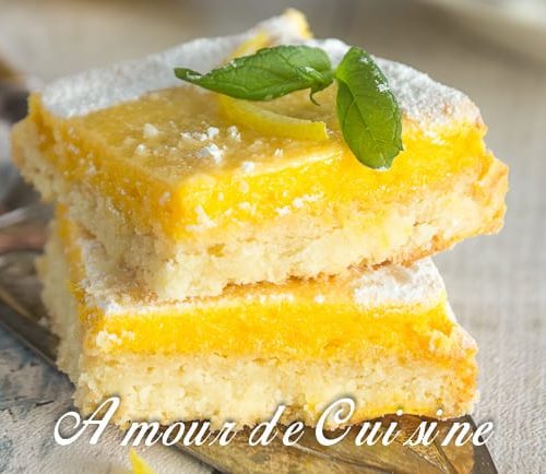 Carres Citronnes Amour De Cuisine Carres Citronnes Amour De Cuisine