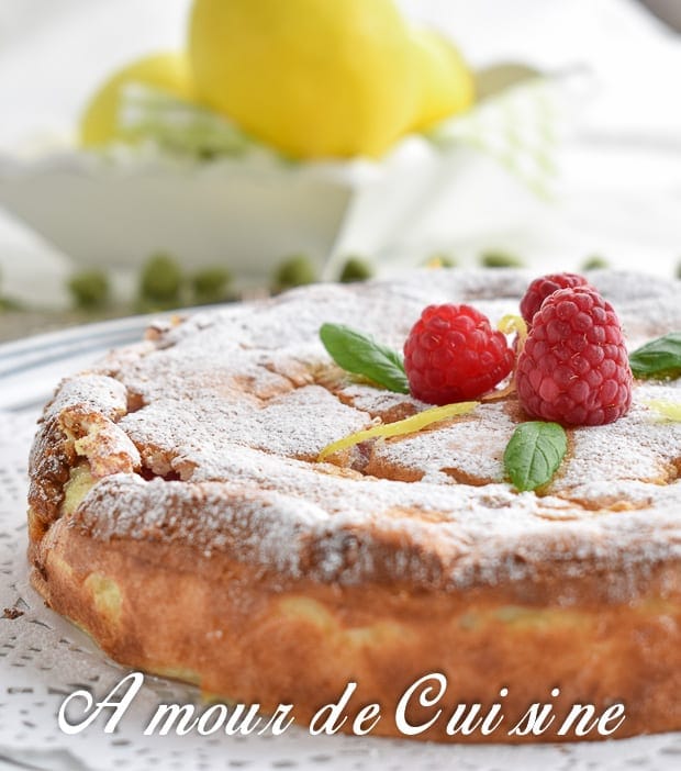 Gateau Magique Aux Framboises Et Citron Amour De Cuisine