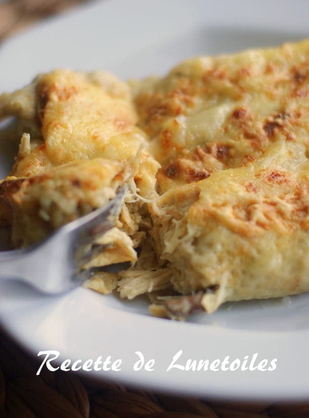 gratin de crêpe au poulet 3