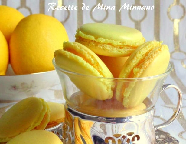 Macarons au lemon curd