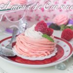 nids de meringue au mascarpone et fraises