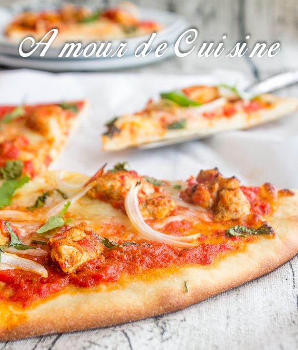 pizza au poulet tikka massala 2
