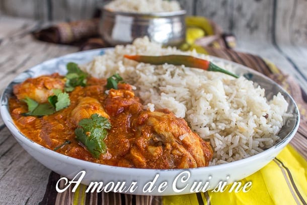 recette Poulet tikka massala (plat indien)