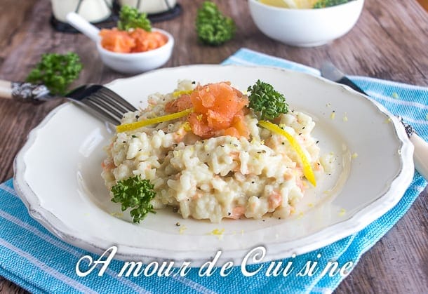 Risotto Au Saumon Fume Amour De Cuisine