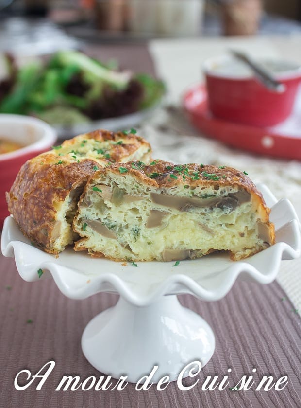 Flan aux champignons 1