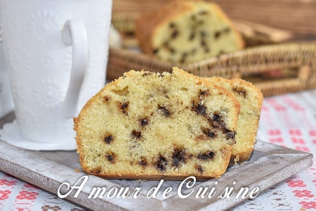 cake pepites de chocolat