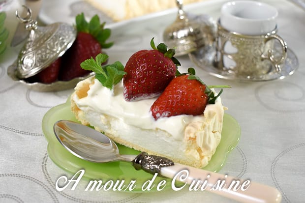 pavlova aux fraises facile