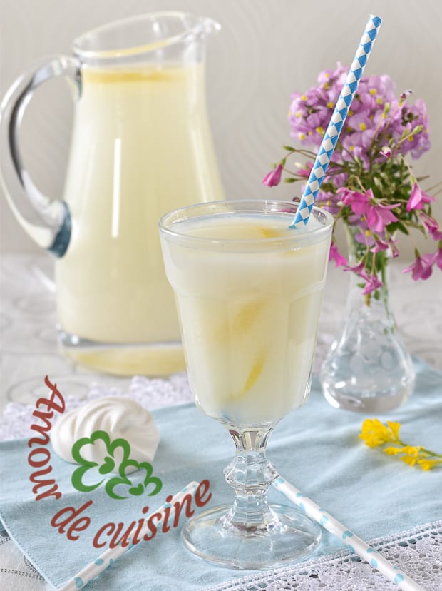 cherbet au citron, limonade algerienne du Ramadan