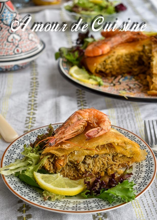 pastilla au poisson et fruits de mer 1