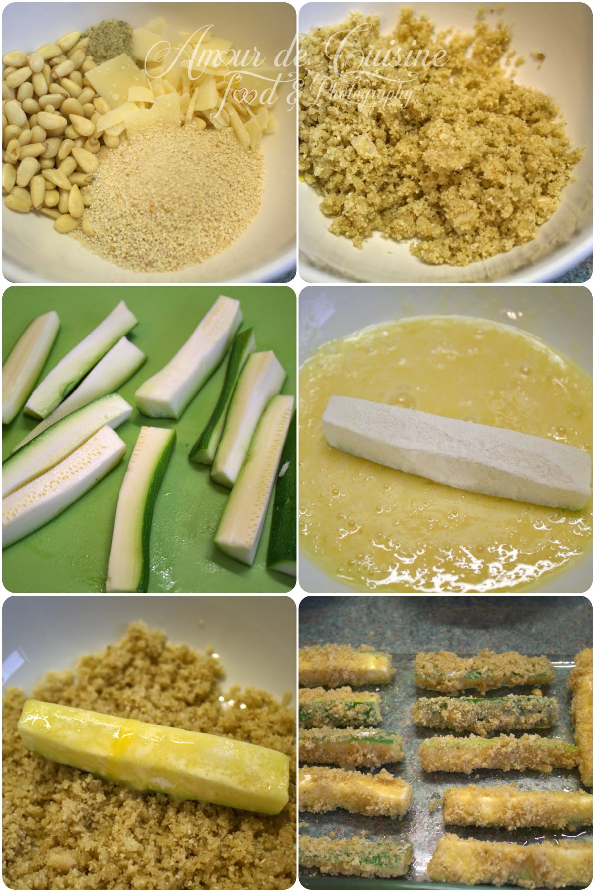preparation des courgettes au four au parmesan