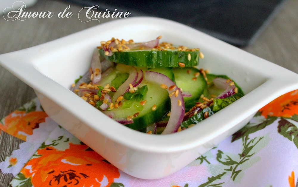 salade asiatique concombre et sesame 1