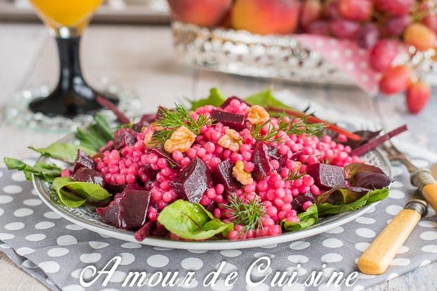salade de couscous perlé et betterave 5