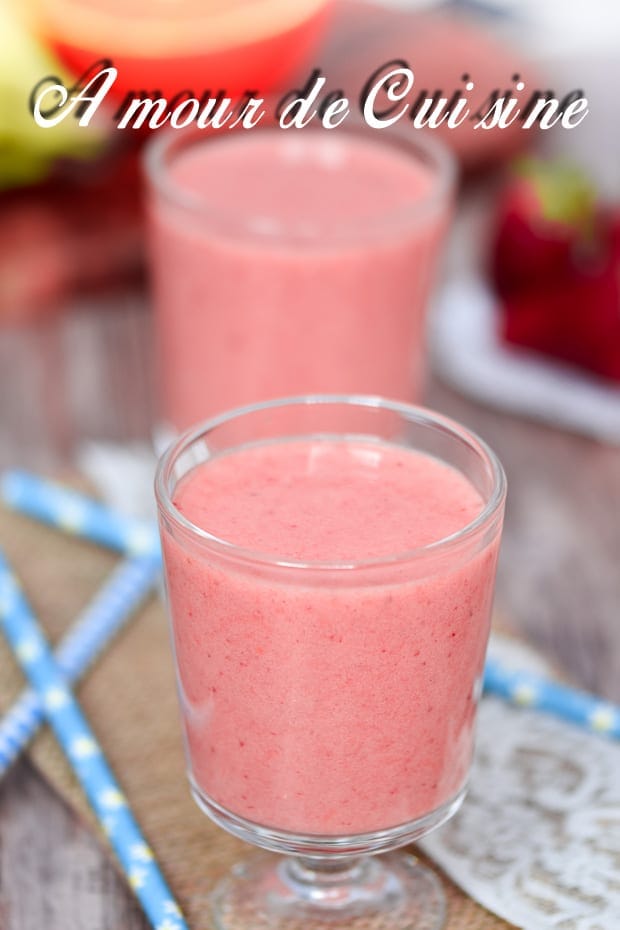 smoothie banane orange fraises 1