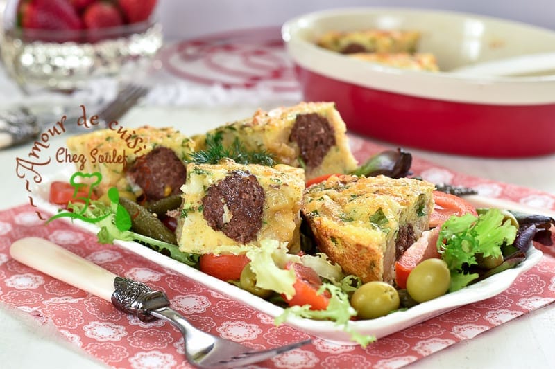 tajine tunisien aux boulettes de viande bnadèk 2