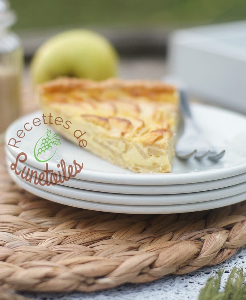 tarte aux pommes au mascarpone