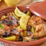 tajine de poulet à la pomme de terre au four