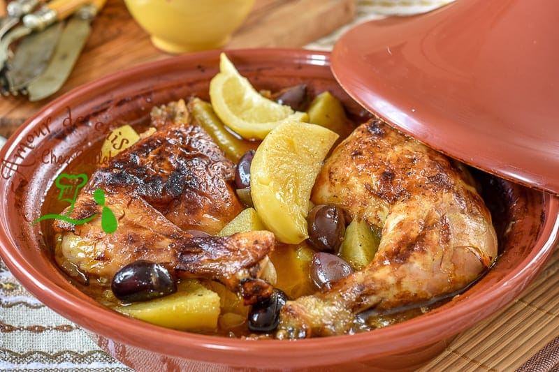 Tajine de poulet à la pomme de terre