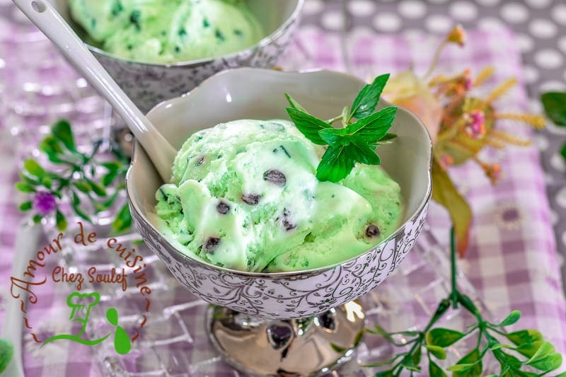 glace a la menthe