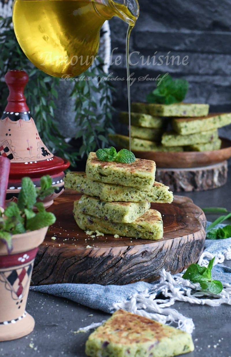 galette kabyle à la menthe 