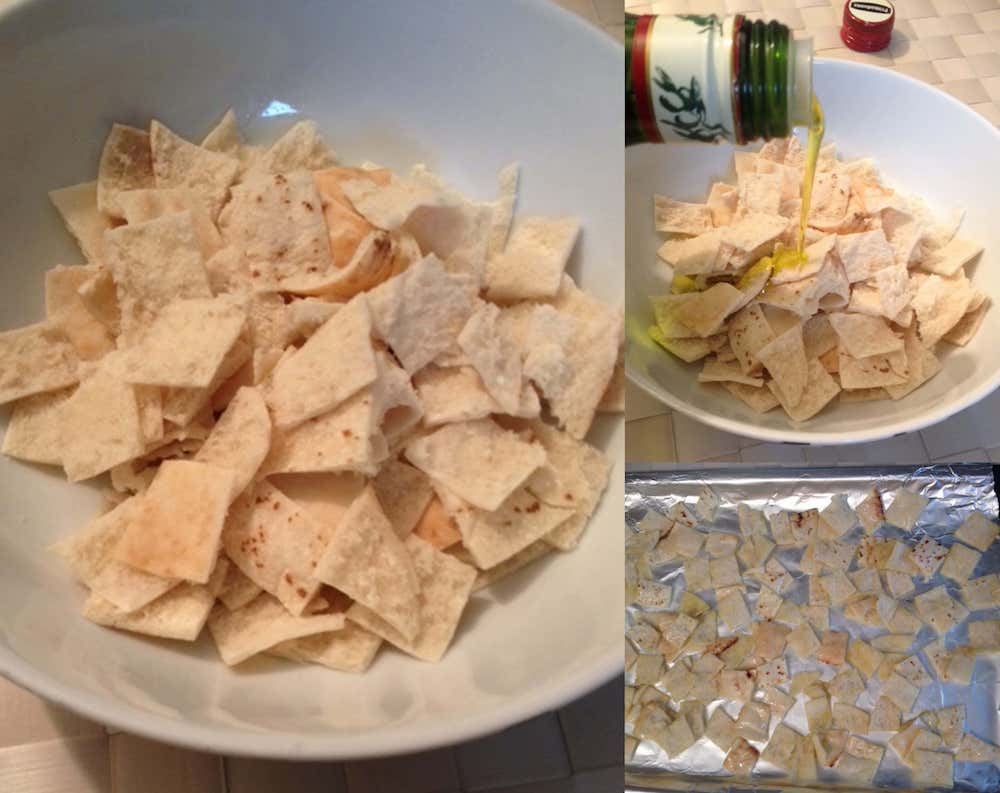 pain-arabe a griller pour le fattouche