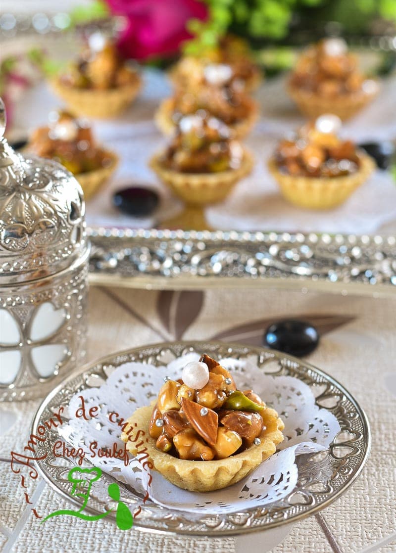 tartelettes aux fruits secs caramel au beurre salé 3