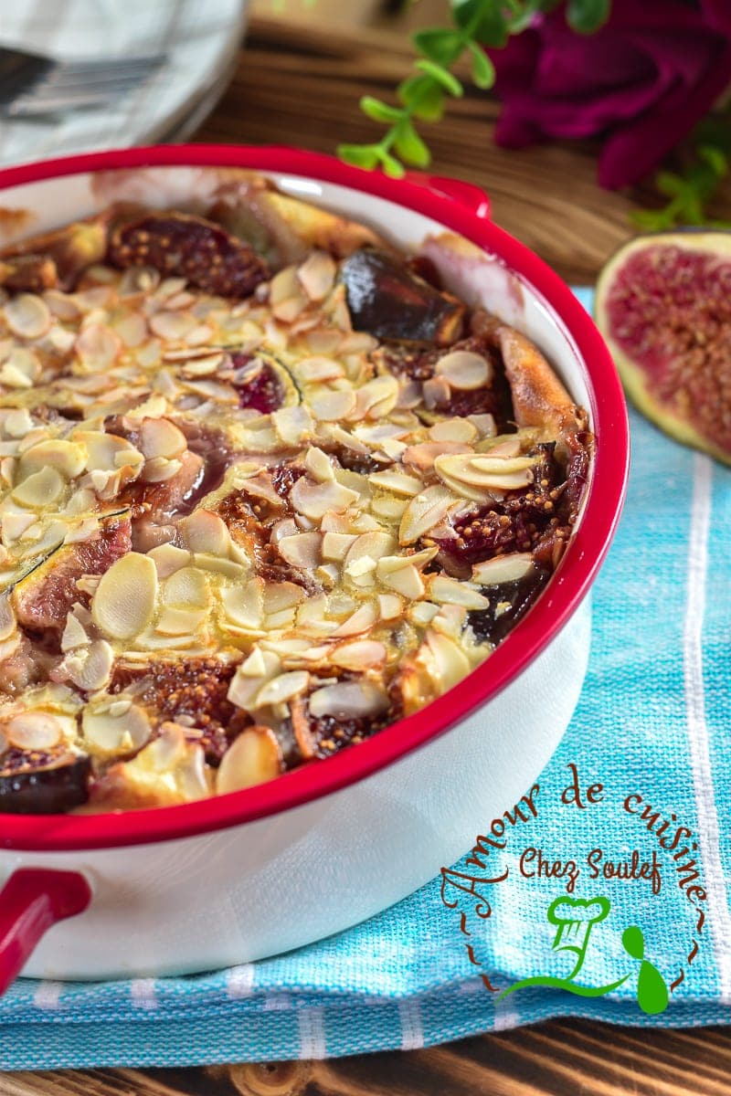 Clafoutis de figues aux amandes