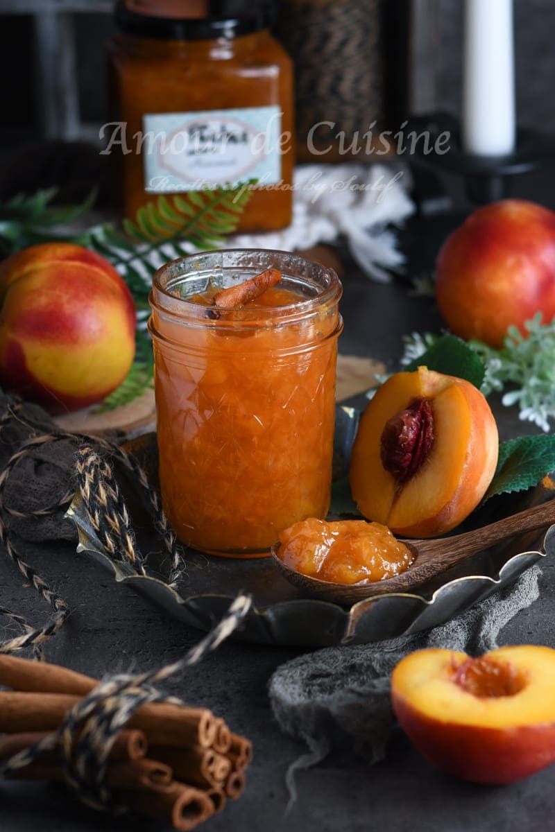 recette de la confiture de pêches