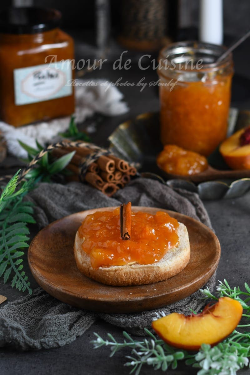 confiture de peches au thermomix