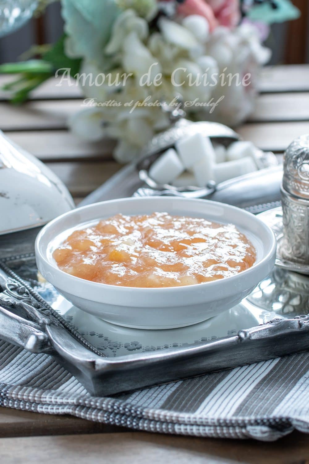 Confiture pommes poires aux épices