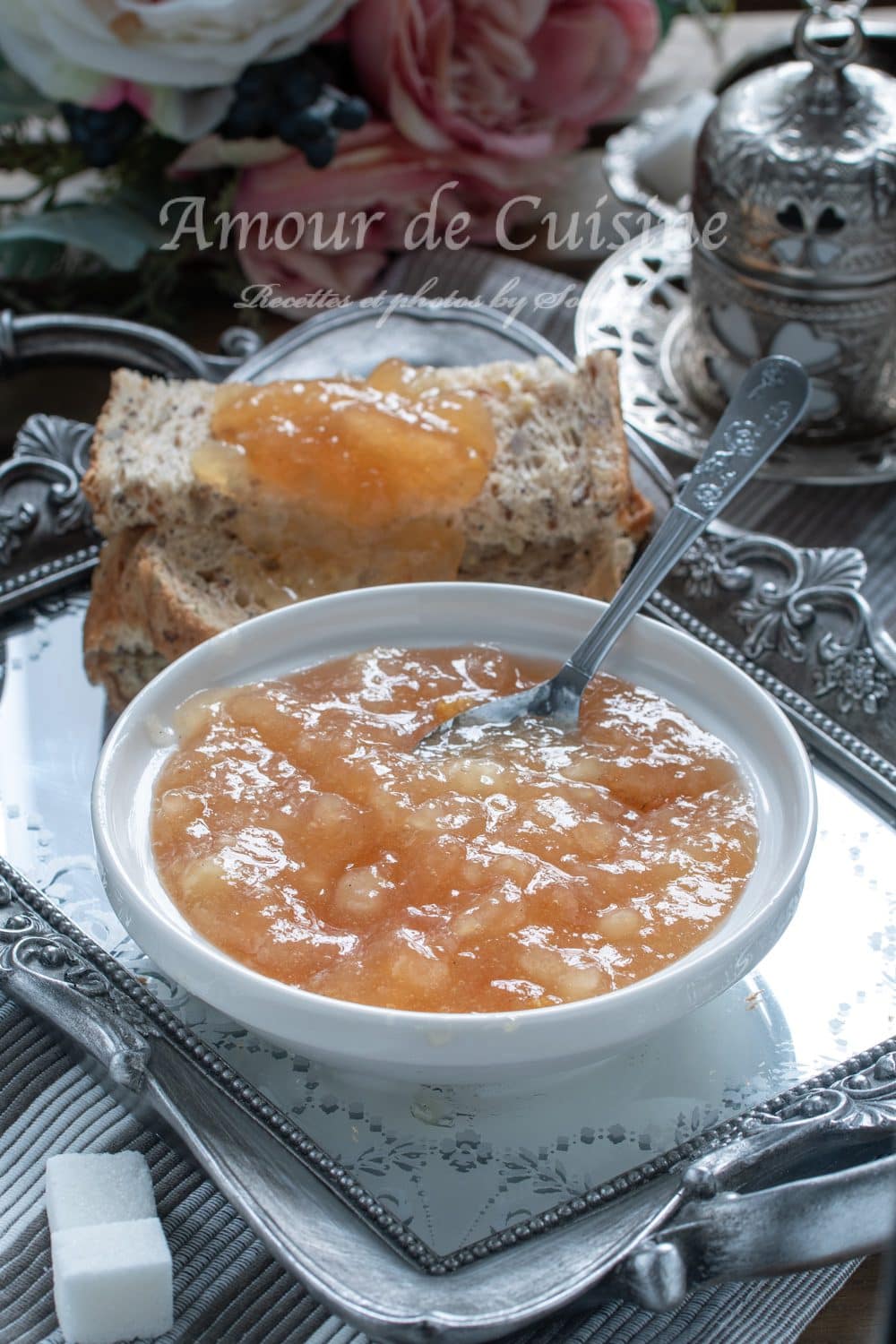 Confiture pommes poires aux épices