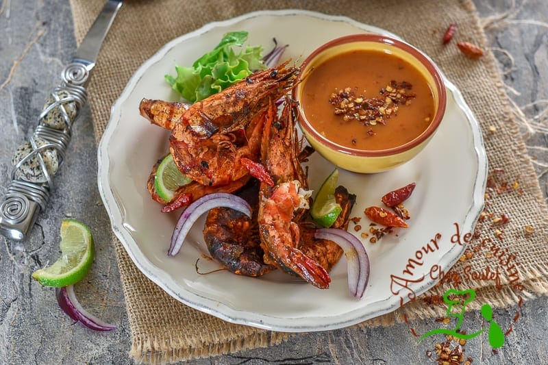crevettes au four piri piri