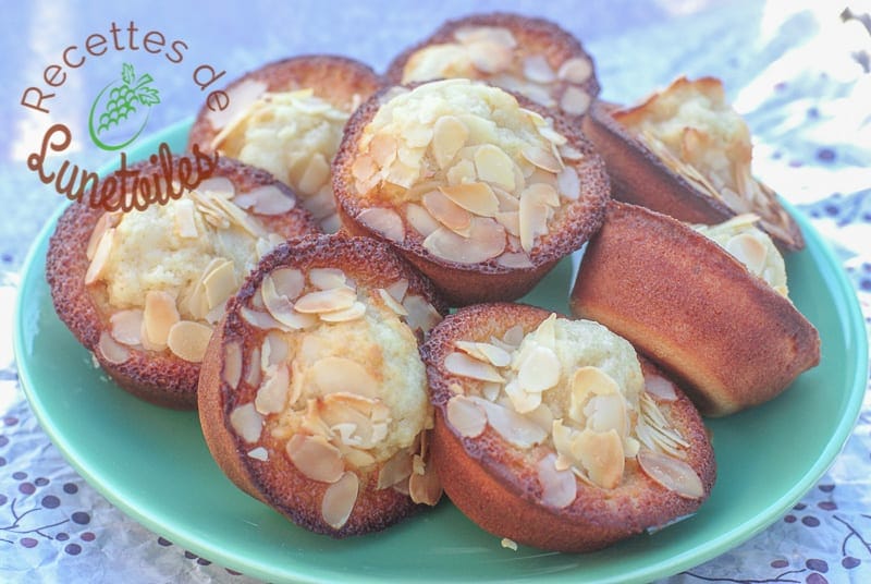 financiers au miel et amandes effilées