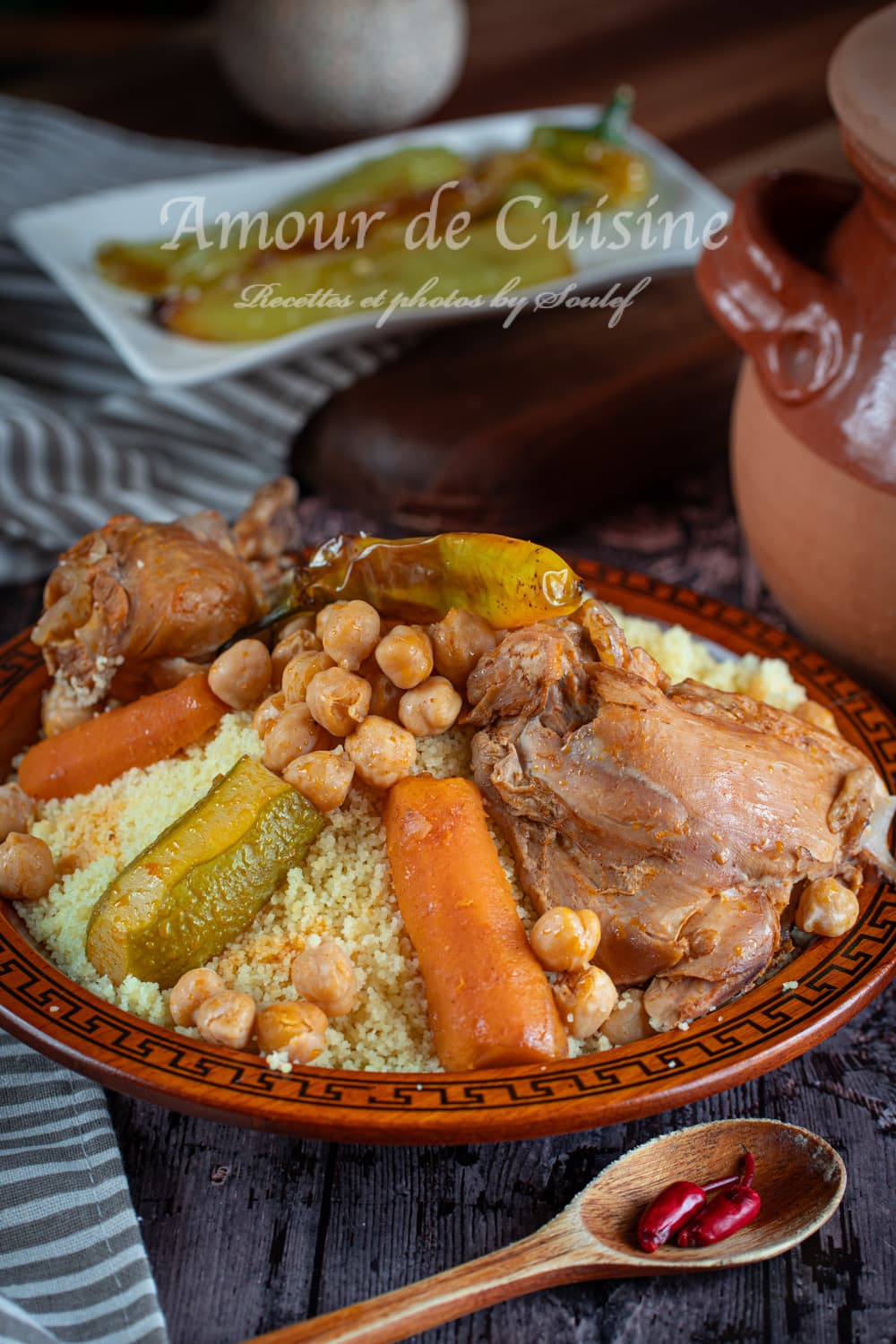 Couscous au poulet et aux légumes